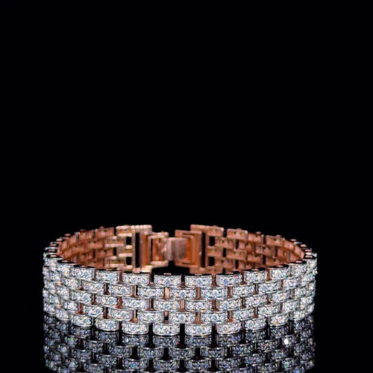 Radiant Elegance – Diamond Gold Bracelets